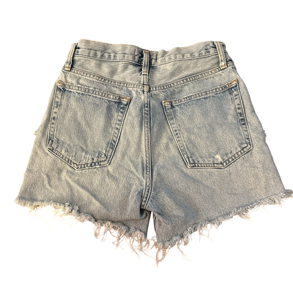 Agolde Riley Denim Shorts - Picture 2 of 4